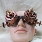 Funky Bronze Steampunk Goggles Spiked Cogs Gears Adventurer Spikes Mad Scientist