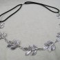 Small Silver Leaf Headband Circlet Laurel Eve Roman Greek God Grecian Goddess