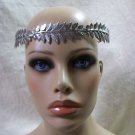 Antiqued Silver Leaf Headband Circlet Laurel Eve Roman Greek God Grecian Goddess