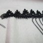 Gothic Black Crochet Choker Chains Medallion Pendant Victorian Steampunk Madame