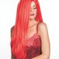 Bright Red Mrs Rabbit Wig Jessica Mermaid Siren Ariel Silver Poison Ivy Lounge Singer