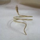 Egyptian Snake Armband Cuff Asp Pharaoh Nerfertiti Tut Medusa Gorgon Egypt Greek