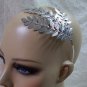 Silver Laurel Leaf Spray Bunch Headband Adam Eve Roman Greek God Grecian Goddess