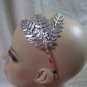 Silver Laurel Leaf Spray Bunch Headband Adam Eve Roman Greek God Grecian Goddess