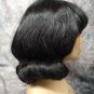 Black Flick Up Wig Snow White 50s 60s Hairspray Sock Hop Retro Schoolgirl BeBop