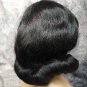 Black Flick Up Wig Snow White 50s 60s Hairspray Sock Hop Retro Schoolgirl BeBop