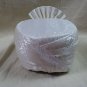 Fancy White Sultan Costume Hat Headpiece Desert Sheik Persian Arabian Royal NEW