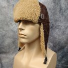 Flying Pilot Hat w/ Flaps Elmer Fudd Mountain Man Hunter Miner Aviator Trapper WWI Steampunk Earhart