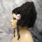 Polynesian Wig Pink Daisy Hippie afro 60s Woodstock Disco Island Gal FlowerChild