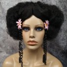 Polynesian Wig Pink Daisy Hippie afro 60s Woodstock Disco Island Gal FlowerChild