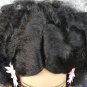 Polynesian Wig Pink Daisy Hippie afro 60s Woodstock Disco Island Gal FlowerChild