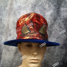 Marvel Comic Spiderman Top Hat Metallic Red & Blue Avenger Spider Man