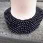 Black beaded collar