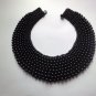 Black beaded collar