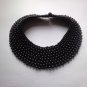 Black beaded collar