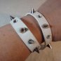 Spikes and crystal bracelet