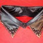 spikes leather collar