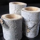 78 birch tea lights holders