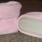 EASY SPIRIT * Womens sz 5 6 SMALL pink plush ankle boot SLIPPERS EASY SPIRIT * Womens sz 5 6 SMALL pink plush ankle boot SLIPPERS