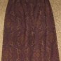 NWTS * BRIGGS NEW YORK * Petite Womens sz 6 6P dark purple pencil SKIRT