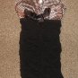 MIEKO MELLUCCI * Womens sz SMALL S sexy black & white party Dress