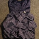 TRIXXI * Womens sz 7 navy blue & polka dots strapless party Dress TRIXXI * Womens sz 7 navy blue & polka dots strapless party Dress