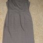H & M * Womens sz 6 dark gray plaid DRESS