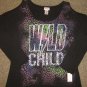 NWTS * APPROPRIATE BEHAVIOR * Womens sz MEDIUM Wild Child sparkle SHIRT