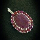 Genuine Red Ruby Pendant