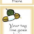 Ecrater logo set ~ coordinating logo & home page pic (#021 crochet yarn)