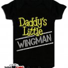 Baby Boy DADDYS LITTLE WINGMAN Onesie