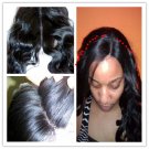 Brazilian wavy lace top closure