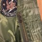 Lucky Brand Zip Front Patchwork Bomber Jacket - M