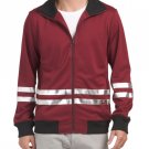 True Religion Foiler Stripe Sport Racer Red Jacket - M