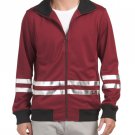 True Religion Foiler Stripe Sport Racer Red Jacket - L