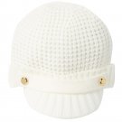 Michael Kors Women's Thermal Peak Knit Visor Beanie - White