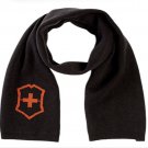 Victorinox Swiss Army Cross Shield Intarsia Scarf - Dark Brown