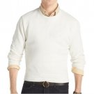 IZOD Light Beige Men's Sueded Fleece Sweatshirt - L