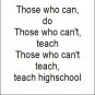High School Teachers...