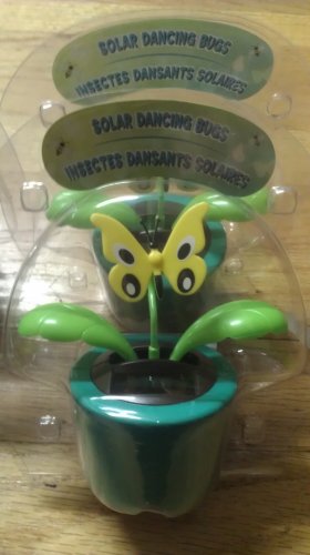 Solar Dancing Bugs ( butterfly ) [ green base ]