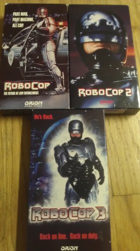 Robocop 1-3 vhs lot