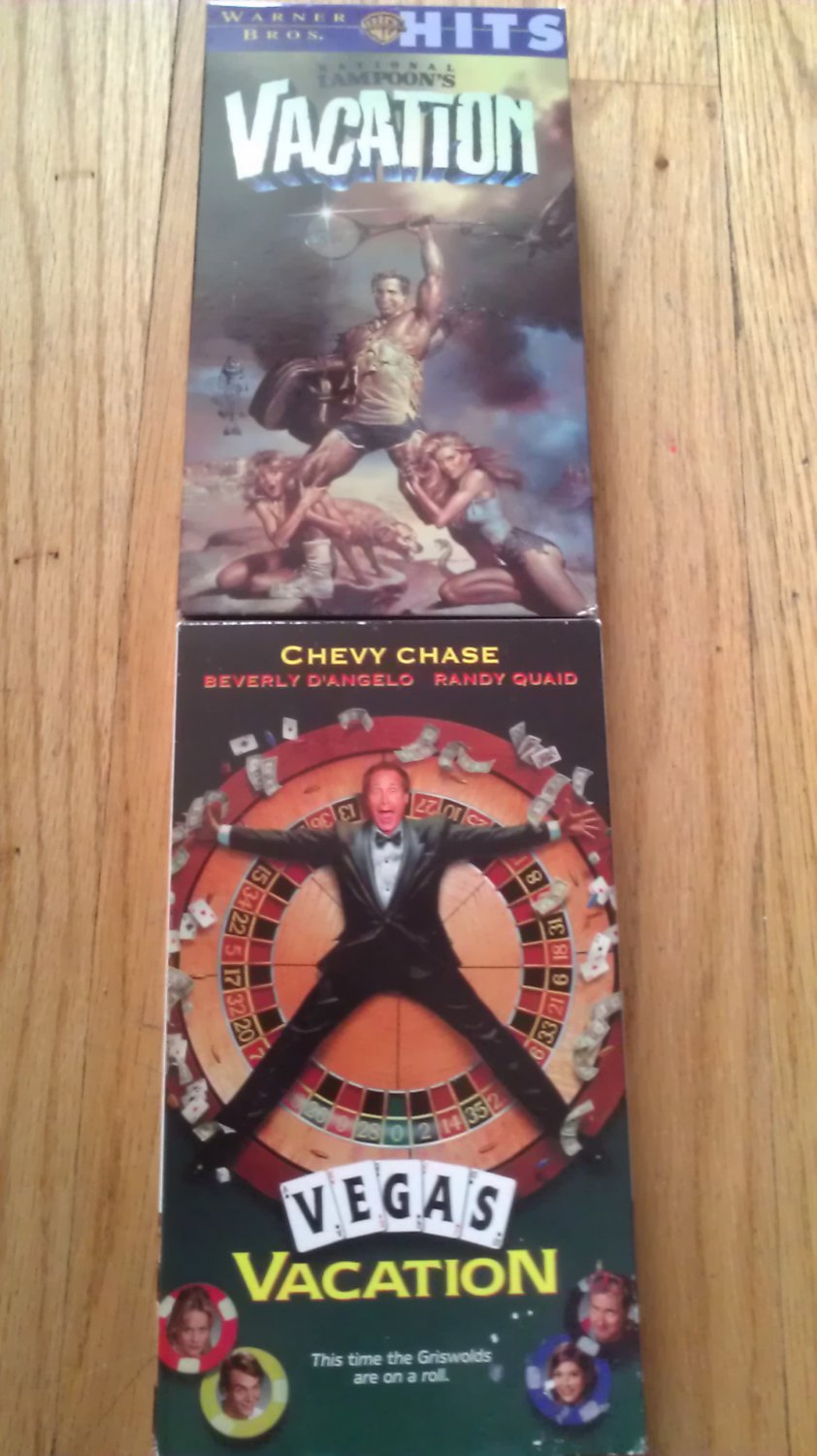 National Lampoons vacation, Vegas Vacation vhs lot