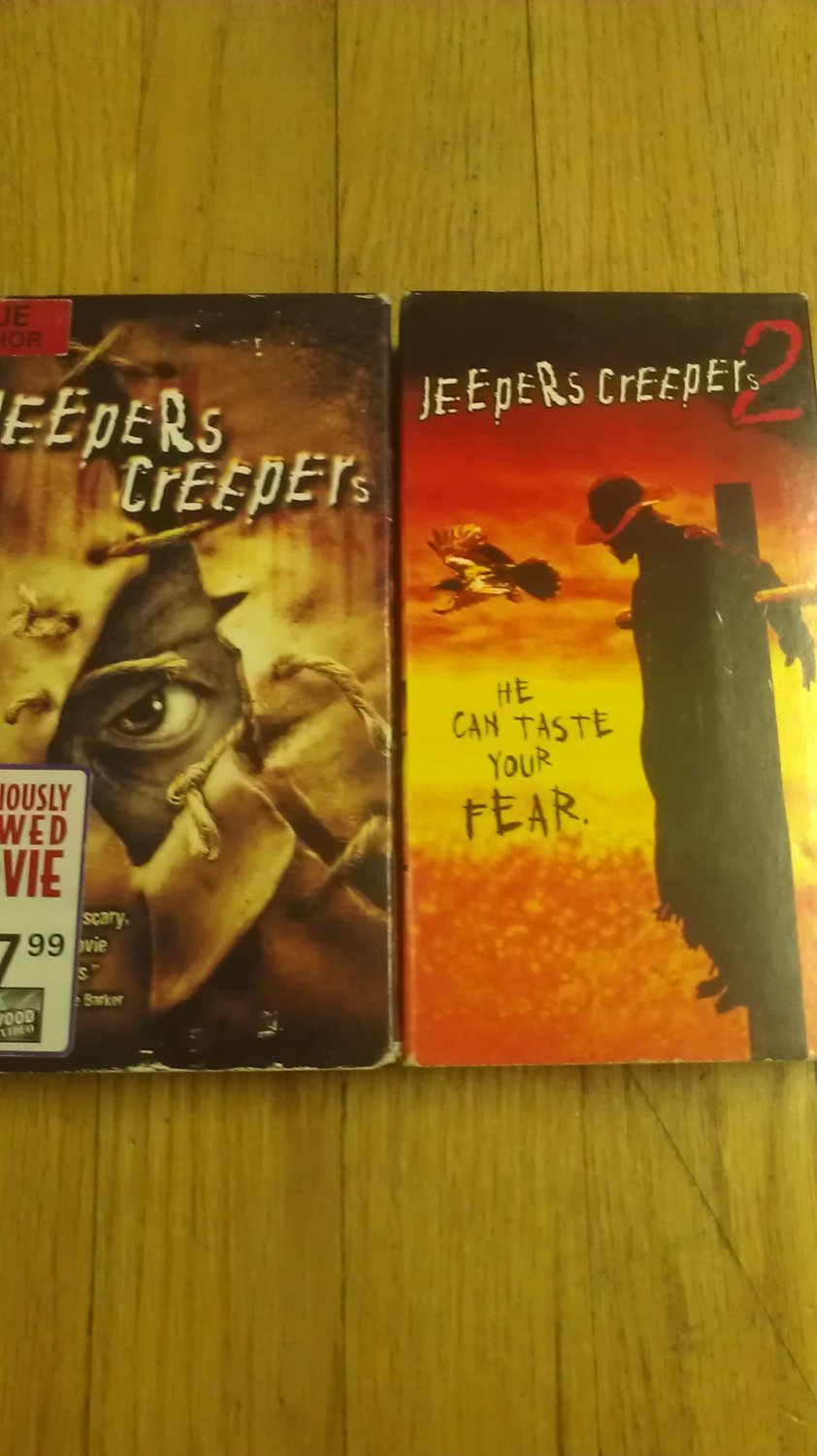 Jeepers Creepers 12 VHS LOT