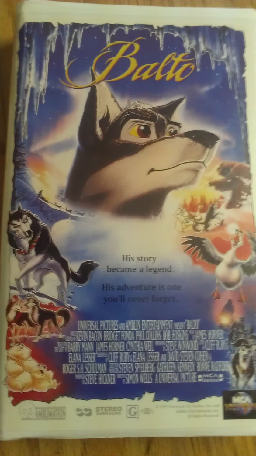 Balto vhs [ Clamshell ]