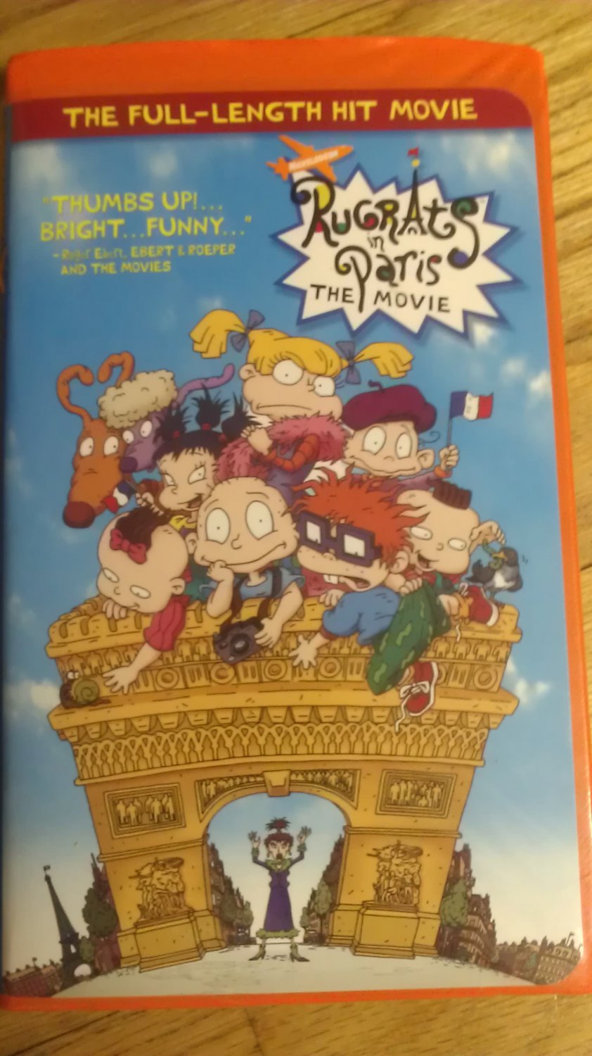 Rugrats In Paris Vhs Tape Classic Rugrats In Paris Vhs 2001 With ...