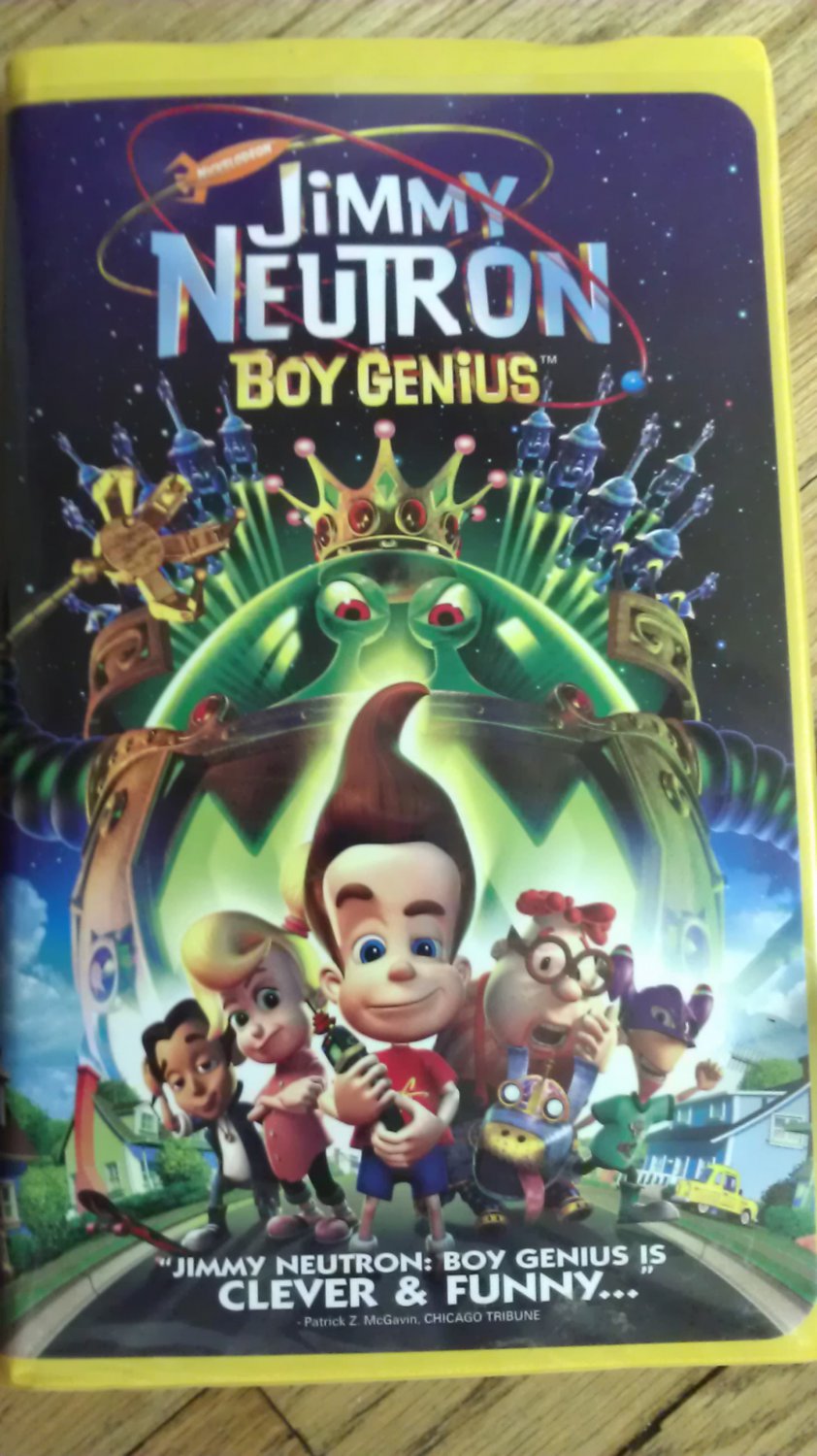 Jimmy Neutron : Boy Genius ( VHS ) [ Clamshell ]