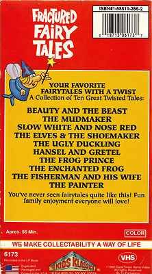 Fractured Fairy Tales [ Vhs ] Rare Oop