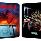 DEMONS 2 , BLU-RAY/DVD COMBO STEELBOOK LIMITED TO 3,000 COPIES ( ONE PRESS ONLY )