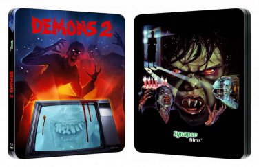 DEMONS 2 , BLU-RAY/DVD COMBO STEELBOOK LIMITED TO 3,000 COPIES ( ONE PRESS ONLY )