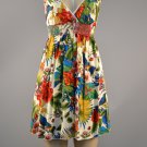 NEW with Tags, Cute Floral V-Neck Capped Sleeve Dress